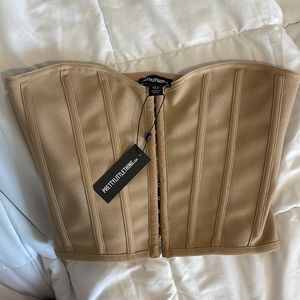 PrettyLittleThing corset top size 8